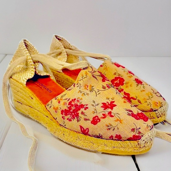 Andre Assous Shoes - Andre Assous Madrid Canvas Wedge Espadrilles